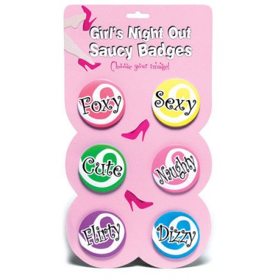 A Collection Of Hen Night Badges